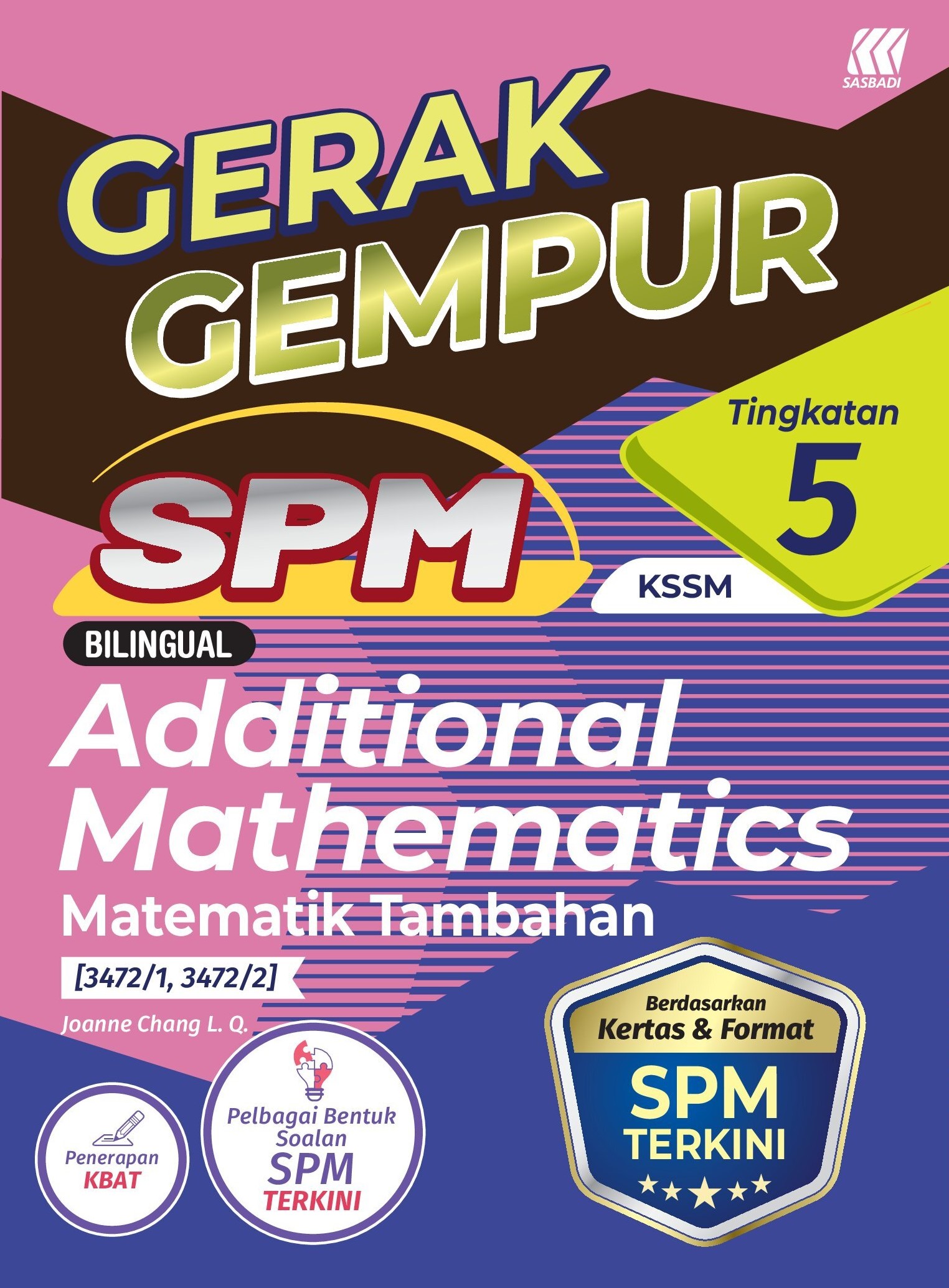 Gerak Gempur SPM Mate. Tambahan (Bilingual) Ting. 5 Cover